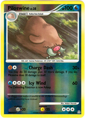 Piloswine - 69/146 - Uncommon - Reverse Holo